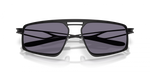 Oakley Bushwick sunglasses front view folded showing double bridge and grey Prizm lenses