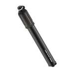 Lezyne HV Drive-S bicycle pump in gloss black finish on white background