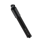 Lezyne HV Drive-S black bicycle pump with air flex hose against white background