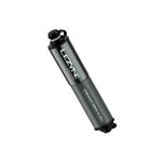 Lezyne Pocket Drive HV mini bike pump in gloss lite grey with knurled grip