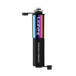 Lezyne Pocket Drive Pro HV black bike pump with rainbow finish