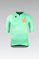 Gobik CX Pro 4.0 short sleeve cycling jersey in Blast mint green colorway