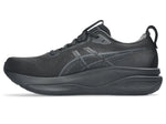 ASICS Gel Kayano 33 running shoe in black colorway on white background
