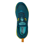 HOKA Challenger ATR 6 men's trail running shoe in blue coral colorway, top view