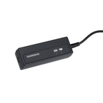 Shimano Di2 Battery Charger in black with charging indicator lights and cable
