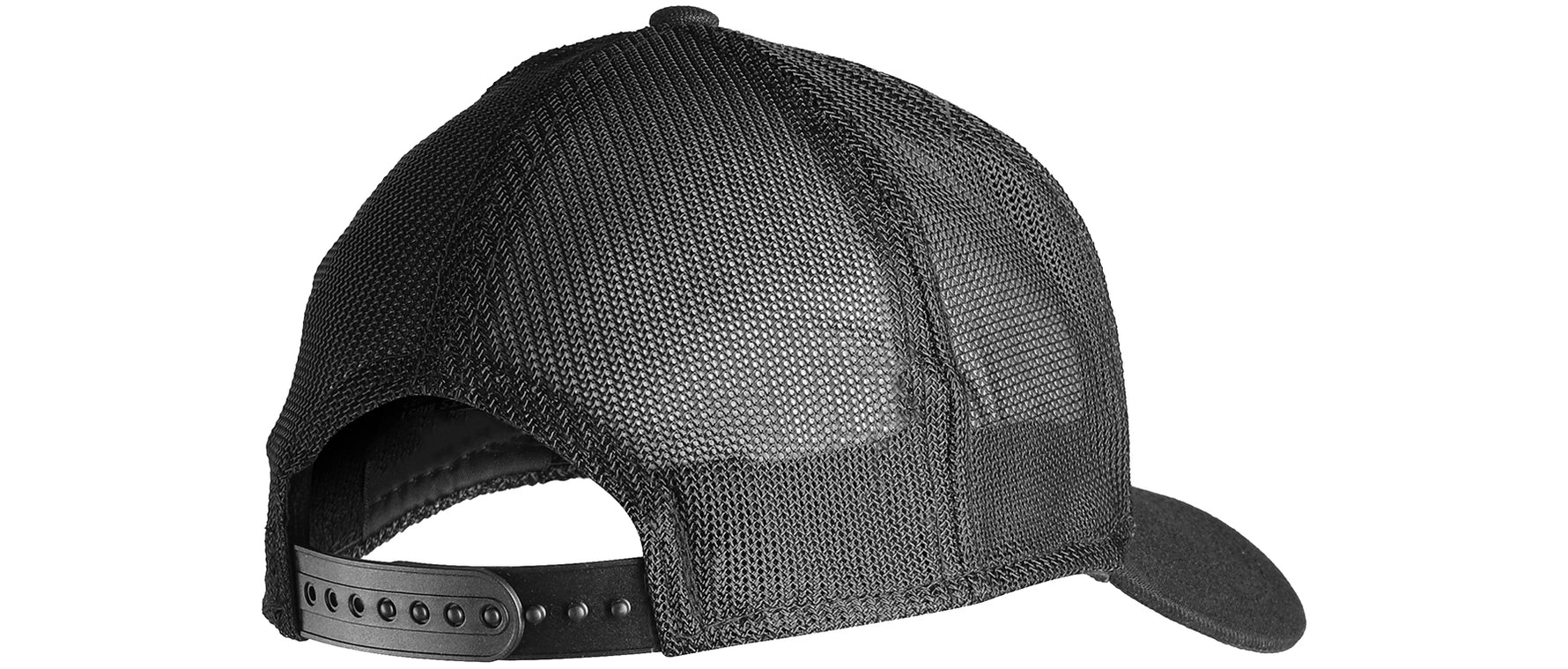 Black Specialized New Era Stoke trucker hat with mesh back panels