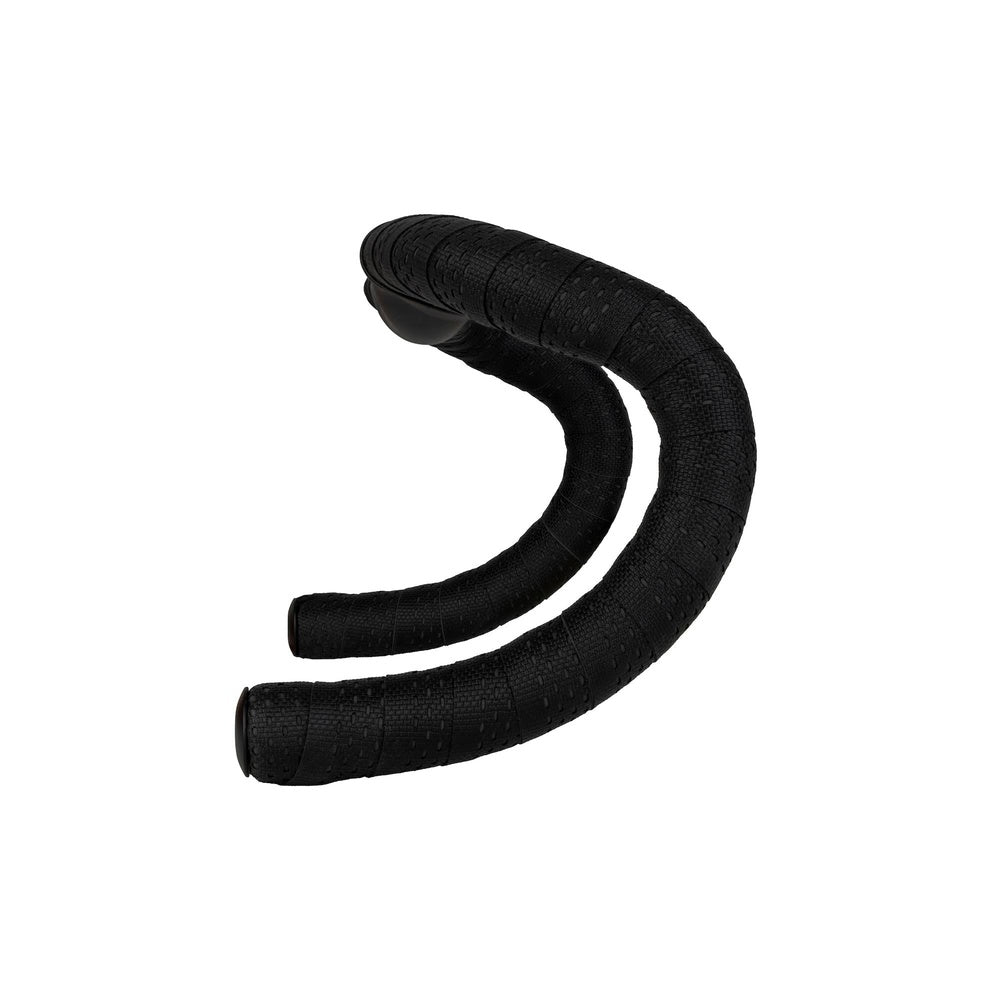 Hi Line Lux Bar Tape in Shadow Matte Black shown coiled on white background
