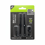 Hi Line Components Gem Valves 80mm tubeless valve stems in black retail packaging