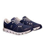 On Cloud 5 men's running shoes in Midnight Navy and White colorway, pair view