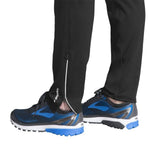 Brooks Spartan black running pants with fitted legs and reflective details