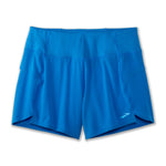 Brooks Chaser 5-inch Women's Running Shorts in Azure Blue with side pockets