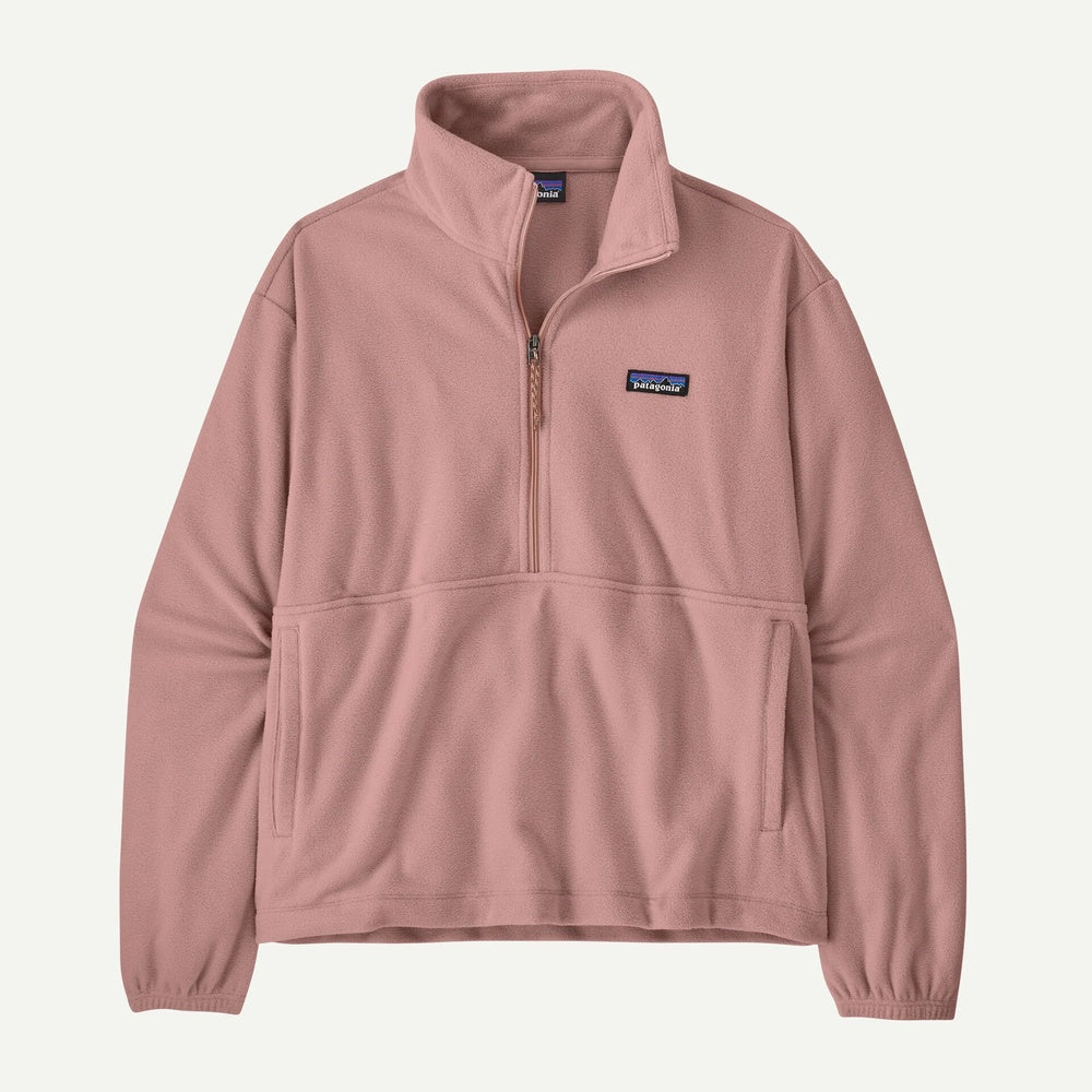 W's Micro D 1/4 Zip Stingray Mauve M