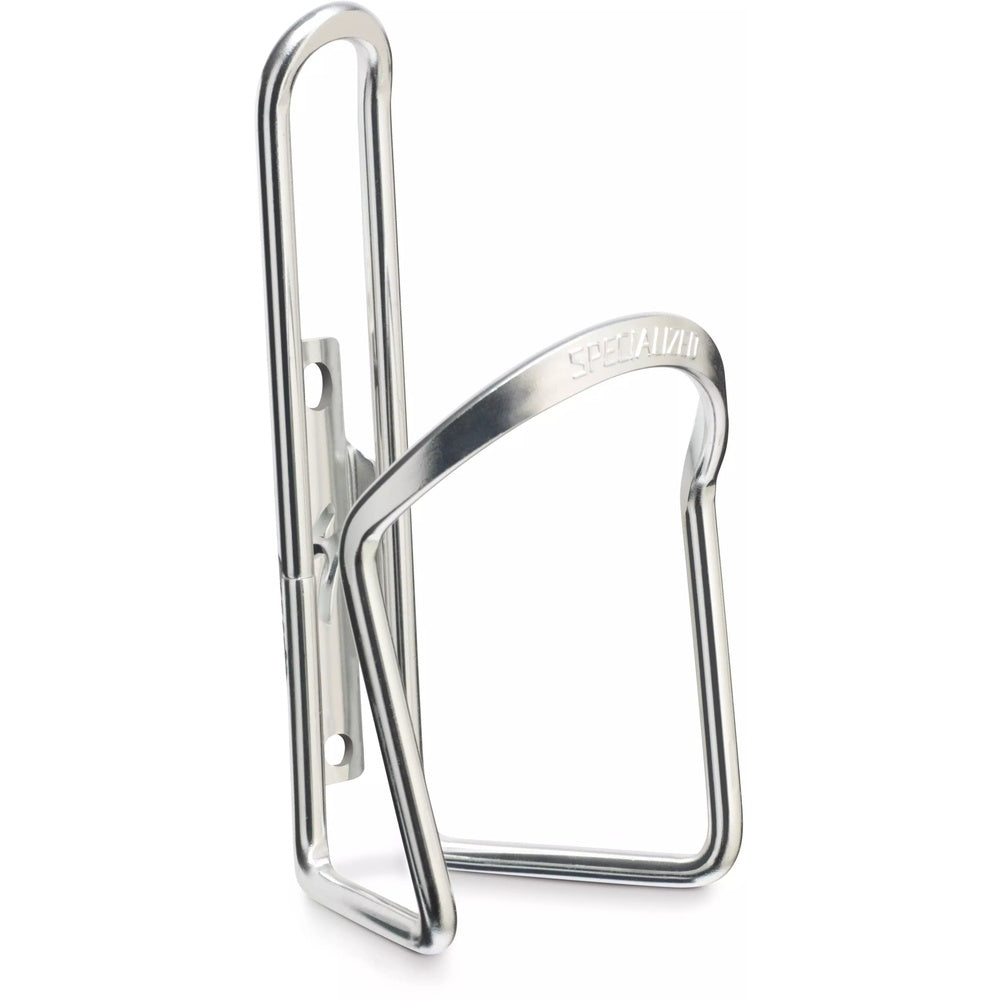 Specialized E Cage 6.0 silver anodized aluminum bicycle water bottle cage
