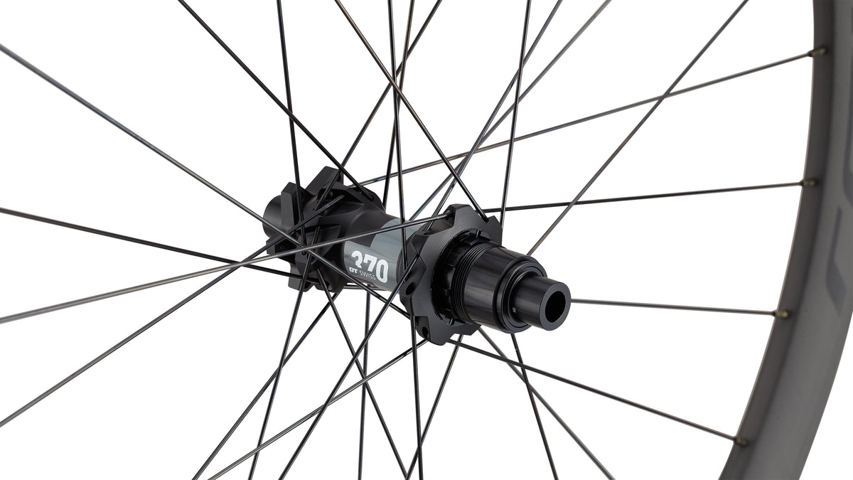 Specialized Roval Control SL V 370 29 rear wheel with DT Swiss hub in satin carbon and black