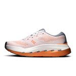 On Cloudrunner 3 Max running shoe medial side view in pink white and orange colorway