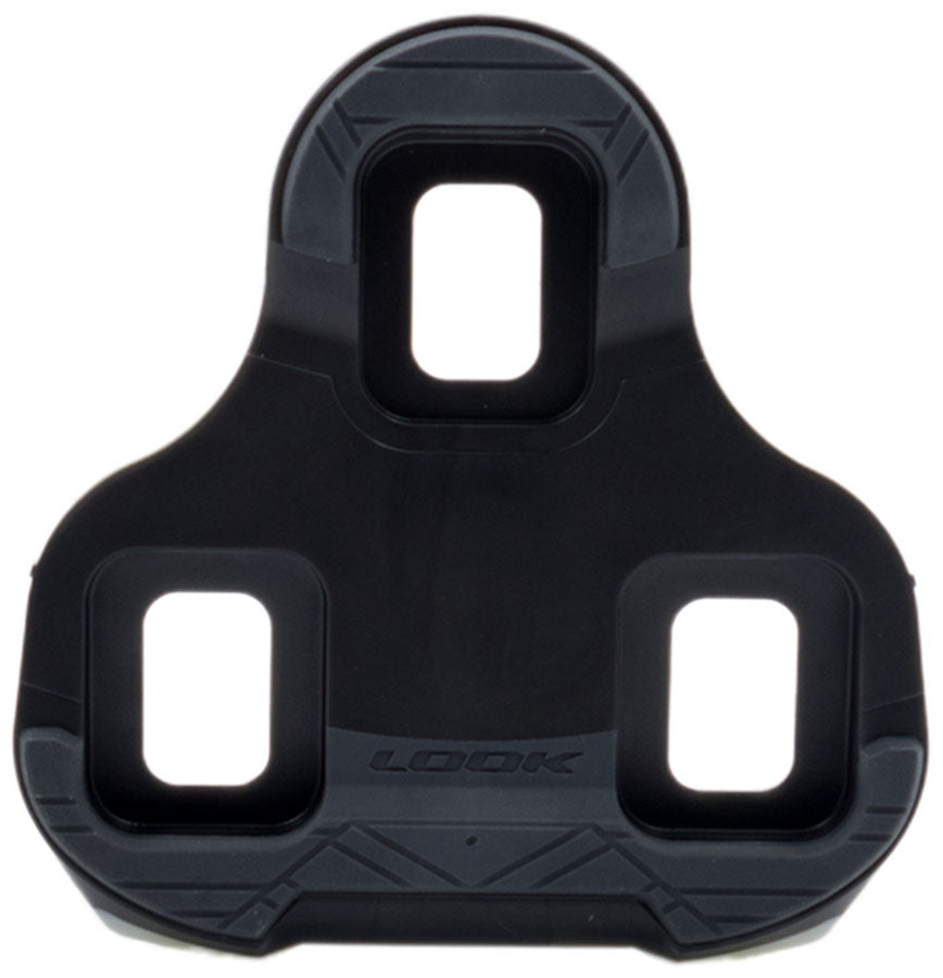 LOOK Keo Grip black cycling cleat shown from front-facing view on white background
