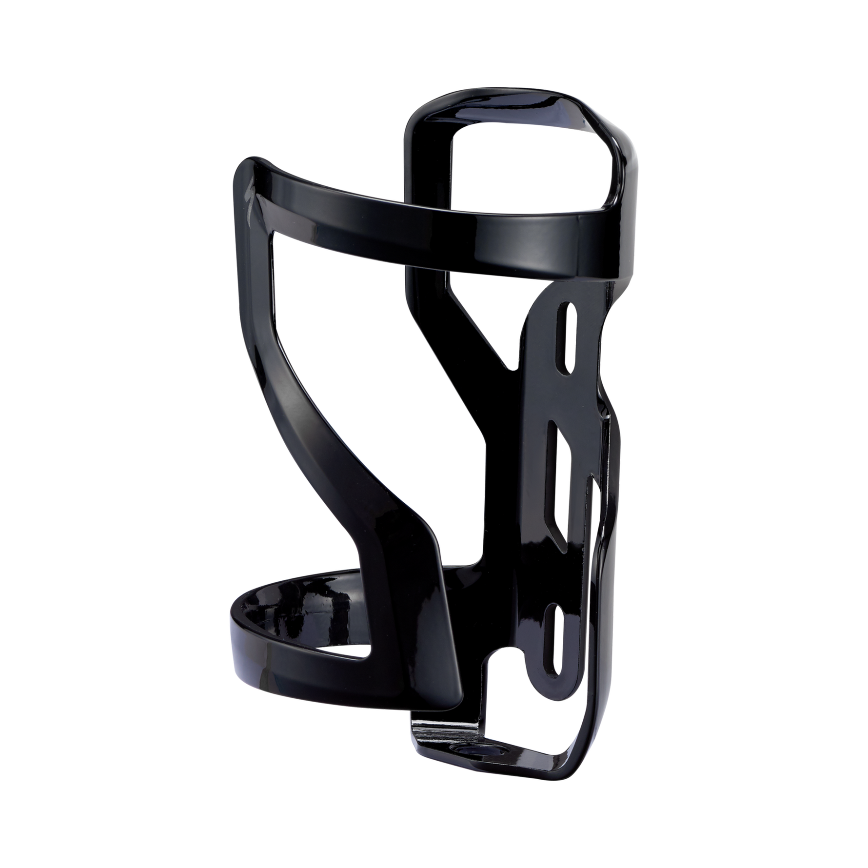 Specialized Zee Cage II Left side-loading bicycle bottle cage in gloss black finish