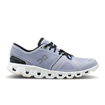 On Cloud X 3 women's running shoe in nimbus blue and white colorway