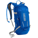 CamelBak Mule hydration backpack in blue with shoulder straps and water reservoir tube