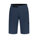 Fox Racing Defend MTB shorts in navy blue with buckle closure and fox logo