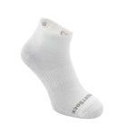 Wrightsock Coolmesh II quarter length anti-blister sock in steel grey