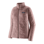 Patagonia Nano Puff Jacket in Stingray Mauve, standalone product shot on white background