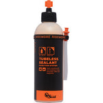Orange Seal Tubeless Sealant 8oz injection system bottle with orange cap and injector