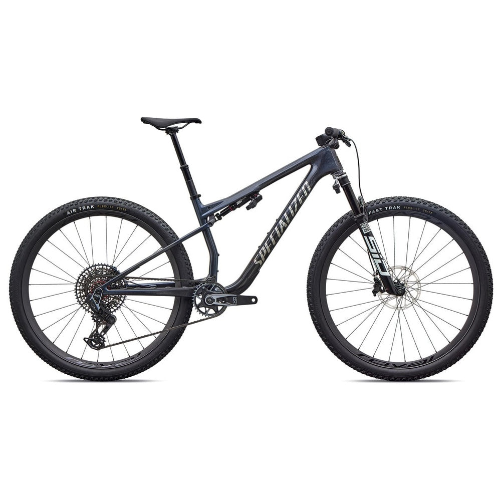 Specialized Epic 9 Pro full suspension mountain bike in dark metallic finish