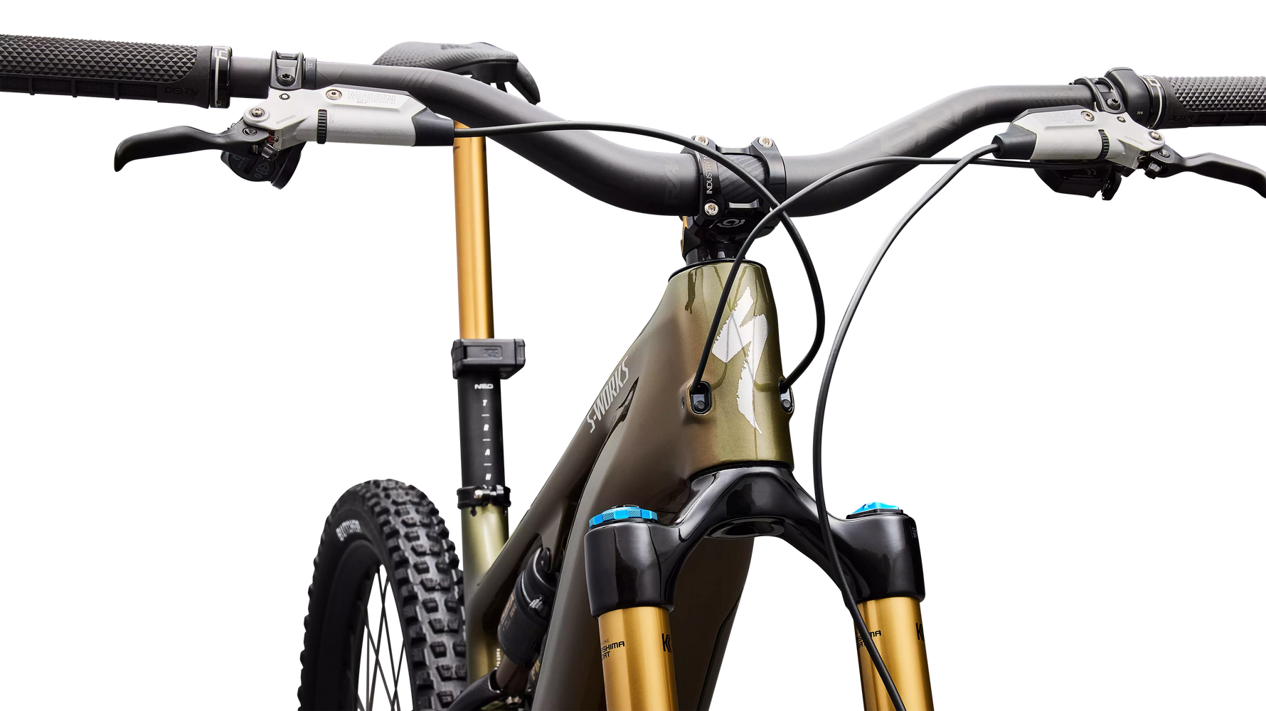 Specialized S-Works Turbo Levo 4 Gloss Laurel Green / Burnt Gold / Chrome S4