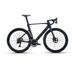 X-LAB AD9 aero road bike in Hawkeye Purple and Black on white transparent background