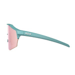 KOO Alibi sunglasses in harbor blue matte with pink reflective lens