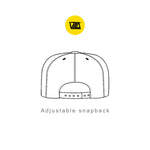 VZLA Heather Black Flat Bill Snapback Hat