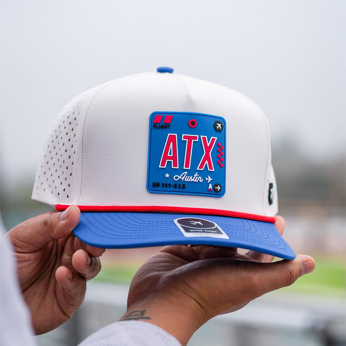 Austin Revolve Performance Hat Blues