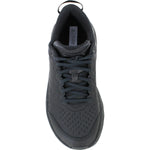 Hoka Bondi SR Men's running shoe in all-black colorway, top-down view