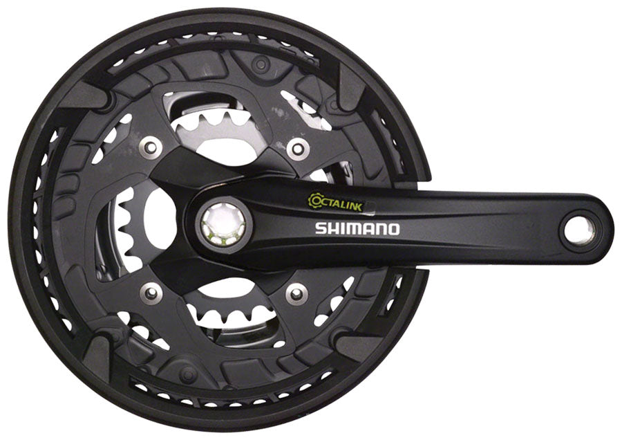 Shimano FC-T4010 black triple chainwheel crankset with 170mm Octalink design