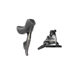 SRAM Force AXS hydraulic disc brake shifter and brake caliper components