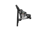 SRAM Force AXS hydraulic disc brake lever in silver finish on white background
