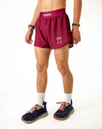 Chicknlegs Men's Maroon 4" Half Split Shorts - M
