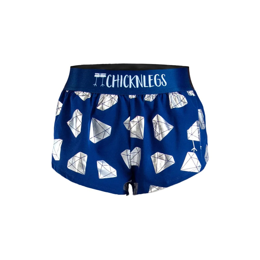 Chicknlegs Women's Diamonds 1.5" Split Shorts - M