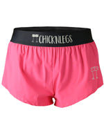Chicknlegs Women's Neon Pink 1.5" Split Shorts - M