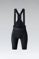 Gobik Absolute K9 women's black cycling bib shorts with mesh straps and padded chamois