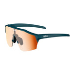 KOO Alibi cycling sunglasses in dark blue matte with photochromic orange lens
