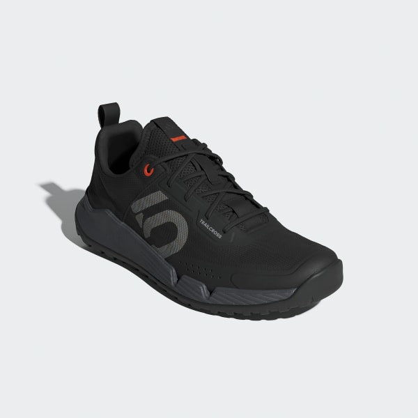 Five Ten Trailcross LT black and grey men's trail running shoe with red accents