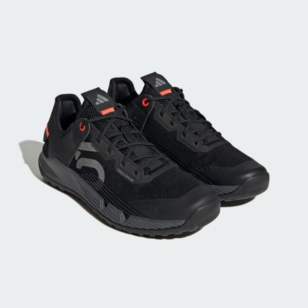 Five Ten Trailcross LT men's mountain biking shoes in black with grey and red accents