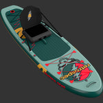 Retrospec Weekender Plus inflatable SUP kayak hybrid 10'6 Grateful Dead edition with kayak seat attached