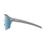 KOO Alibi Large cycling sunglasses in grey matte frame with blue mirror lens
