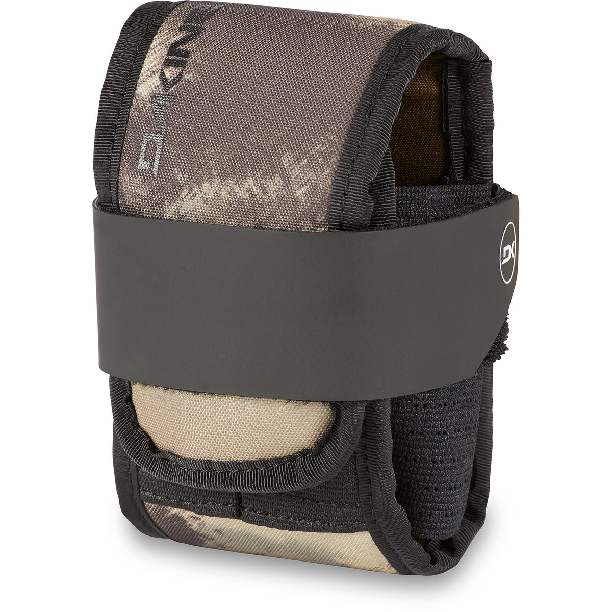 Dakine Gripper bike handlebar bag in Ashcroft Camo pattern with black strap