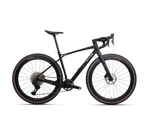 X-LAB GT8 gravel bike in Afterburner Black on white background, full side profile view