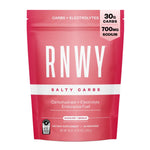 RNWY Salty Carbs raspberry lemonade flavor endurance fuel supplement pouch