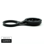 K-Edge gun metal fixed stem mount for Garmin devices with dual ring design